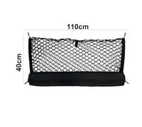Vilgftyiet Envelope Style Truck Bed Cargo Net, 90x40cm/110x40cm Double-Layer Elastic Storage Net with Side Bag for Car and Truck Interior Organization (110 * 40cm)