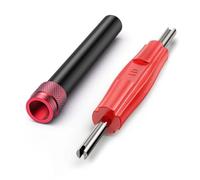 Vilgftyiet EVAP Service Port Adapter Connector Kit with Valve Removal Tool for Autool AutoLine Pro, Redline, OTC Smoke Testers, M12 x 1.5mm Thread, Red