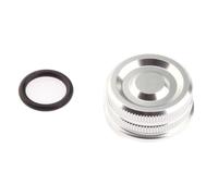 Vilgftyiet Fishing Reel Rocker Nut Handle Accessory for Shimano Stradic, Cardiff, Stella, Ultegra - Metal Construction, 2.23g, Pack of 1 Silver