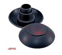 Vilgftyiet Fitness Equipment Accessories Foam End Cap Sealing Sponge Cover for Scooter - ABS Plastic, 65x25mm / 65x10mm / 80x21.5x30mm / 85x50mm / 88x20mm, 2-Pack, Black 85x50MM