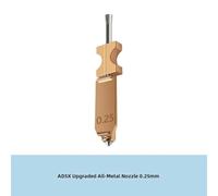 Vilgftyiet FlashForge AD5X Hardened Steel Nozzle Assembly for 3D Printers - 0.25/0.4/0.6/0.8 mm, High-Temp up to 300°C, Tool-Free Quick Release, Leak-Resistant Double-Sealed Hot End