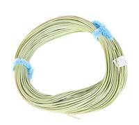 Vilgftyiet Fly Line 100 FT for WF4F-WF8F Weight Forward Taper, Fluorescent Moss Green Fishing Line with Rubber + Nylon Wire, 33 Yard Length for Versatile Casting Techniques