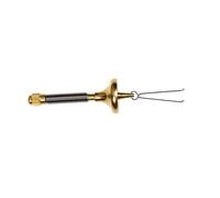 Vilgftyiet Fly Tying Tools - Brass and Aluminum Wire Threader for Fly Fishing Lure Making, 9 cm Length, 21 g Weight, 1 pc