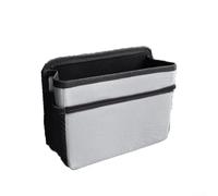 Vilgftyiet Foldable Car Trash Can Oxford Fabric Waterproof Door Mounted Storage Bag 2L Capacity Fit For Auto Interior Organizer Black(Gray)