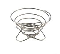 Vilgftyiet Folding Stainless Steel Coffee Filter Cup for Hand Pour Drip Stand, Portable Funnel Brewer for Outdoor Camping and Travel, Compact Storage Design for Grounds Separation