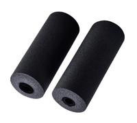 Vilgftyiet Foot Foam Pads 2/4PCS Replacement for Leg Extension Rollers on Weight Bench, High-Density Foam for Gym Workout Machines, Black 170mm x 80mm x 20mm