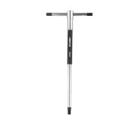 Vilgftyiet for Bicycle Maintenance, Sliding 3-Way Adjustable L/T-Shape Design with Anti-Slip Tips, Extra-Long Reach for Recessed Fasteners - Black & Silver