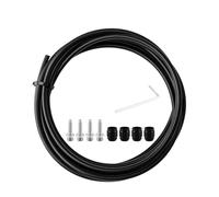 Vilgftyiet for Bike Hydraulic Disc Brake Hose Olive Insert Kit with Fitting Tool for SRAM Red 22 Rival 1 Force 1 S700, 4Pcs Each Aluminum Alloy Stainless Steel, Black