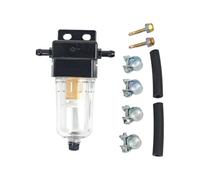 Vilgftyiet for Diesel Heater Fuel Filter and Water Separator Kit, Oil Separator Filter Set with Screws and Clips for Common Rail (B)