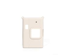 Vilgftyiet for fujifilm for mini LiPlay+ Silicone Case - Solid Color Anti-Scratch Protective Skin - Custom Fit Rubber Cover for Travel Photography 9.7x3.2x13cm(Golden Beige)