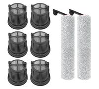 Vilgftyiet For MOVA X4 Pro Vacuum Cleaner Replacement Parts Set With Roller Brush Bar And HEPA Filter For Wet Dry Vacuum, Professional Cleaning Accessories Kit With Nylon Bristles(B)