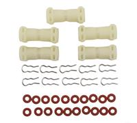 Vilgftyiet for saeco Fully Automatic Espresso Machine Part Water Heating Element Connector Tube Kit with Seal Gasket and Retaining Ring Hardware