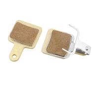 Vilgftyiet Four-Piston Oil Disc Brake for Bicycle, Metal Brake Pads Compatible with Road and Light Off-Road Bikes, Gold Finish, 37.22mm, 25g (2-Pack)