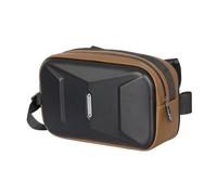 Vilgftyiet Front for Bike Bag for Cycling - Large Capacity 25x8x16cm Hard Shell Waterproof Terylene Pannier with Crossbody Use, Compatible with Mountain/Urban Bikes, Green