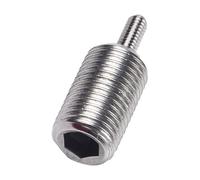 Vilgftyiet Gear Shifter Adapter Screw M12x1.25 for Logitech G29 and G923 Racing Wheel - Aluminum and Iron Construction, Lightweight & Sleek Silver Finish