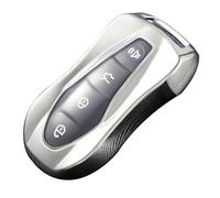 Vilgftyiet Geely Car Key Cover Case for Boyue Azkarra FY11, Emgrand, GS X6 SUV, EC7 - TPU Protective Keychain Bag, Wear-Resistant & Non-Deforming, Red/Blue/Pink/Silver/Black