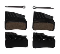 Vilgftyiet Half-Metal Bicycle Brake Pads N03A Replacement for Shimano XTR M9120, XT M8120, SLX M7120, RS785 & M-Series Hydraulic Disc Brakes, 40x33mm/35x37mm/39x36.6mm, 24.6g 2pack