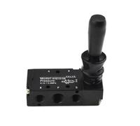 Vilgftyiet Hand Pull Lever Pneumatic Air Valve 4H210-08, 5 Port 2 Position 1/4 Inch PT Thread, Aluminum Alloy Manual Control Valve for Air Systems