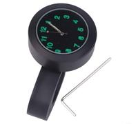 Vilgftyiet Handlebar Mount Clock Motorcycle Digital Watch Shock Resistant for mini for dial for Cruiser Chopper Custom Bicycle Accessories(Black)