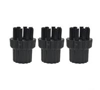 Vilgftyiet Heavy Duty M8 for Steam Mop Accessories Kit Including Soft Brass Steel Brushes for Multi for SURFACE Cleaning Kitchen Bathroom Compatible with Major Brands(M8 black brush)