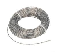 Vilgftyiet Heavy Duty Reinforced Trimmer Line 2.0-4.0mm, 20M Total Length Nylon Grass String Spool For Handheld Electric Trimmers, Heat Resistant Wire(10mx2mm 2pcs)