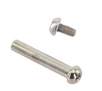 Vilgftyiet Hexagonal Locking Screw Kit for Xiaomi M365 1S Pro Electric Scooter - Metal Folding Screw Set, 8.5 Inches, Silver A