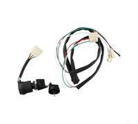 Vilgftyiet Ignition Key Switch 5 Wire Compatible with 178F 186F Cold Diesel Engine Generator Parts Replacement Plastic Copper Core Accessory with 2 Keys Extension Cable 1.2M for Gas Generator