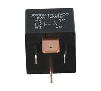 Vilgftyiet JD1912 Heavy-Duty General Purpose Relay - 4-Pin DC 12V 24V 48V Automotive Relay with 80A/60A Dual Contact Rating, Waterproof Housing, 100,000 Electrical Life Cycles