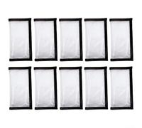 Vilgftyiet Keep Your Baits Safe Set of 10 PVC Fishing Hook Covering Wraps Available Now (Transparent L)