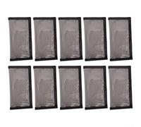 Vilgftyiet Keep Your Baits Safe Set of 10 PVC Fishing Hook Covering Wraps Available Now (Transparent-Grey L)