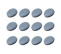 Vilgftyiet Kitchen Appliance Sliders for Heavy Machines, 12 Pack Grey Furniture Glides to Protect Countertops and Reduce Noise, Compatible with Coffee Makers Air Fryers Blenders on Wood for tile Glass