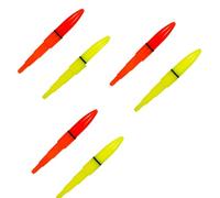 Vilgftyiet LED Night Fishing Light for Bait Boats & Floats - Glow-in-the-Dark Bite Alarm, ABS Plastic, 61mm, Red/Green, CR425 Battery (2 or 6 pcs) 3xred+3xgreen