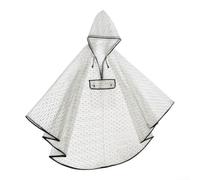 Vilgftyiet Lightweight Transparent Raincoat for Women Hooded EVA Jacket Hiking for Travel Gear Compact Storage 171x98cm