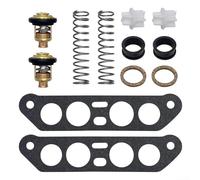 Vilgftyiet Marine Engine Thermostat Kit For Johnson V4 85 88 90 100 115 140 Replacement OEM 183673 340975 340976 13270