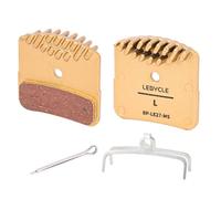 Vilgftyiet Metal Brake Pads for Mountain Bikes with Aluminum Alloy Heat Dissipation Back Plate, Compatible with Shimano BR-M9000/M8000/M7000/M6000 & Saint/ZEE/BR-R9170 Series 27MS