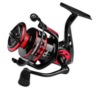 Vilgftyiet Metal for spinning Reel 5.2:1 Gear Ratio 1BB Smooth Operation with Aluminum Alloy Foldable Handle for Freshwater and Saltwater Fishing, Shallow Spool Design, 181-291g