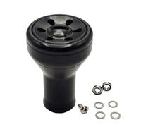 Vilgftyiet Metal Reel Knobs for DAIWA STRADIC Sienna for Spinning and Baitcasting Fishing Reels, 39.2 x 25mm, 1 Set, Compatible with S Series Models, Black/Gold/Silver