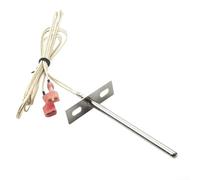 Vilgftyiet Metal Temperature Probe Replacement for REC TEC Grills, 1200mm Long Thermal Sensor for Wood Chip Pellet Oven Grill, Easy Install Heat Monitor, White