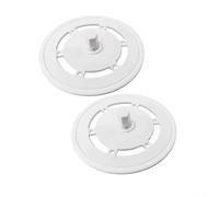 Vilgftyiet Mop Cloth Bracket Compatible with for ecovacs for deebot for t20 for omni Pro Robot Vacuum Mopping Plate Holder Easy Install Sturdy Plastic Cleaning Accessory Black 2 Pack