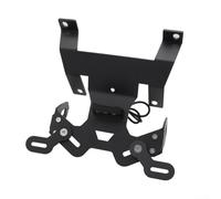 Vilgftyiet Motorcycle License Plate Holder LED Light Bracket Frame Mount Tail Tidy Compatible For Honda CB125R CB150R CB300R 2018-2022 Black Stainless Steel