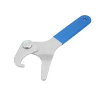 Vilgftyiet Motorcycle Shock Preload Adjusting Tool, Adjustable Hooked Jaw Spanner Wrench for 35mm to 75mm Spring Collars, Anti-Slip, Blue