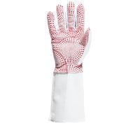 Vilgftyiet Non-Slip Breathable Fencing Gloves for Foil and Épée, Nylon Cotton Left Right Hand, Adjustable Cuff with Partial Palm Padding, XXS-XXXL