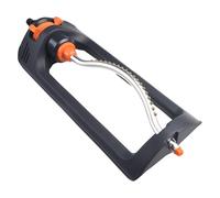 Vilgftyiet Oscillating Sprinkler for Large Lawn and Garden, 19-Hole Automatic Swing Irrigation Sprinkler with Adjustable Spray Patterns, Plastic Base and Aluminum PipeB