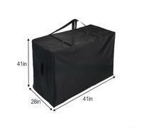 Vilgftyiet Portable Mattress Storage Bag Heavy Duty 210D Oxford Fabric Case with Handles for Tri-fold Mattress Moving Black 33x27x16in(41x28x18in(333L))