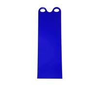 Vilgftyiet Portable Snow Sled Mat for Adults and Kids - Lightweight, Abrasion-Resistant Low-Temperature Plastic Sled with Hollow Handles, Blue/Red/Green Blue137*42cm