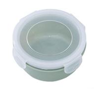 Vilgftyiet PP Lunch Container with Silicone Seal, Microwave and Dishwasher Safe Food Storage Box for Kitchen, Refrigerator Crisper for Snacks, Fruits and Nuts, Round or Square(B)