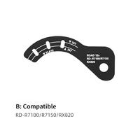 Vilgftyiet Rear Derailleur Adjustment Tool for Road and Mountain Bikes - B-Screw Tuning Gauge, PC Plastic, 85×32 mm, Compatible with Shimano Ultegra R8150/R9250 & 105 R7100/R7150 B