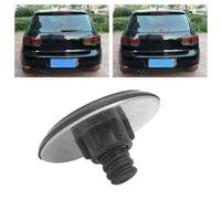 Vilgftyiet Rear Wiper Delete Cover Kit - 32mm Black Plastic Block-Off Plate for Windscreen Wiper Mounting Hole, Antenna & Nozzle Aperture Sealing (1-Piece)