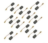 Vilgftyiet Replaceable Motor Carbon Brushes for 100mm Angle Grinder - 14 x 8 x 6.3 mm, Thick Copper Wire, High Conductivity, Wear-Resistant, 40-Pack