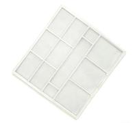 Vilgftyiet Replacement Air Conditioning Filter for Midea Systems, Anti-Dust Screen to Improve Indoor Air Quality, Long-Lasting Plastic Material, User-Friendly Install, 1 Unit(Q)